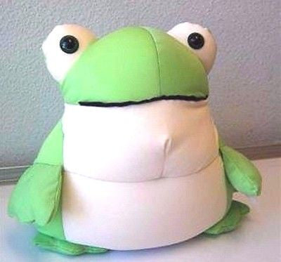 Snow Foam Micro Beads 13"-14" Japanese Tare Frog Cushion Pillow-Brand New