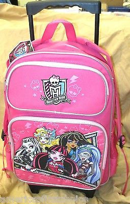 DISNEY MICKEY MOUSE 16" ROLLING BACKPACK! MICKEY MOUSE BLUE BACK PACK-NEW!