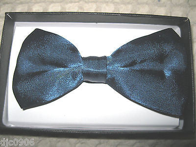 DARK NAVY BLUE TUXEDO ADJUSTABLE BOWTIE BOW TIE-NEW IN BOX! NAVY BLUE BOW TIE