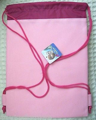 FROZEN ANNA,ELSA,SVEN,HANS,OLAF PURPLE DRAWSTRING BAG BACKPACK TRAVEL POUCH