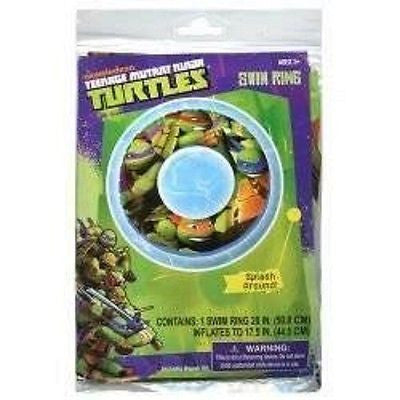 Teenage Mutant Ninja Turtles 20" Beach Ball,20" Inflatable Ring,& 7" Arm Floats