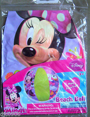 Mickey Mouse Clubhouse Minnie Mouse/Diasy Duck 20" Beach Ball-New in Package!