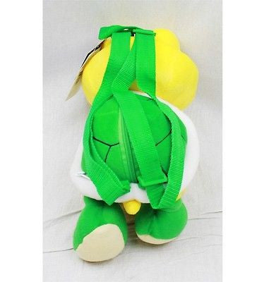 Nintendo Super Mario Brothers Koopa Troopa 16 " Plush Backpack Tote- NEW!