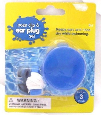 Canopy LTD Safety Nose Clip and Ear Plug Set with Carrying Case-Brand New in Pkg
