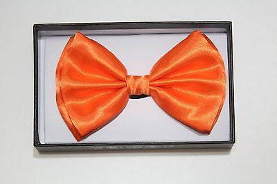 NEON ORANGE ADJUSTABLE  BOW TIE BOWTIE-NEW IN GIFT BOX!IORANGE BOW TIE