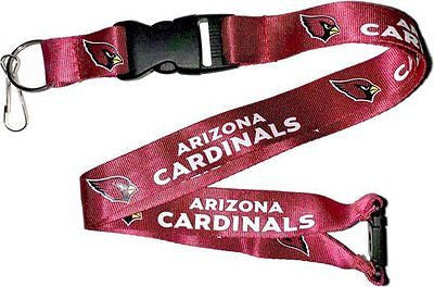 St. Louis Cardinals Red Officially Licensed NFL Keychain/ID Holder Lanyard-New!