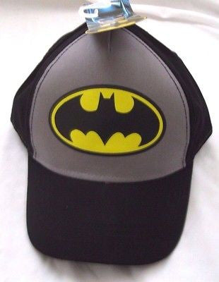 DC Comics Batman Logo Emblem Logo Screen Print Adjustable Baseball Cap/Hat-VER2