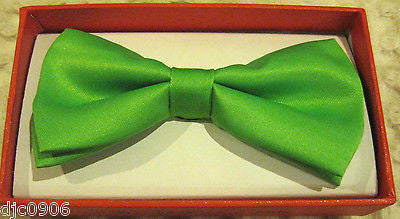Kids Boys Girls 2-Layer Green Adjustable Bow Tie & Green Y-Back suspenders-New