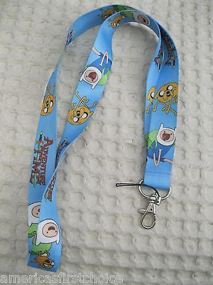 Thick Blue Kingdom of Hearts 15" Lanyard/Landyard ID Holder Keychain-New!