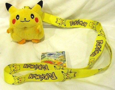 Pokemon Yellow Lanyard ID Holder-Pokemon Pikachu Yellow Lanyard-Brand New!