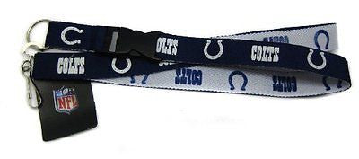 Colts Blue Licensed NFL Keychain/ID Holder Detachable Lanyard-Brand New