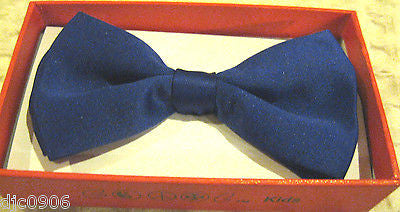 KID'S UNISEX SOLID ORANGE COLOR TUXEDO ADJUSTABLE BOWTIE BOW TIE-NEW WITH BOX!