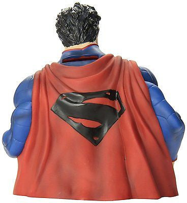 Justice League Superman Coin Bank by DC Comics-Superman Bust Model Coin Bank-New