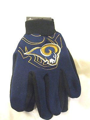 New Orleans Saints Black with White Team Logo Licensed NFL Sport Utility Gloves
