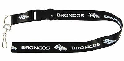 Denver Broncos blue Licensed Keychain/ID Holder Lanyard-Brand New!