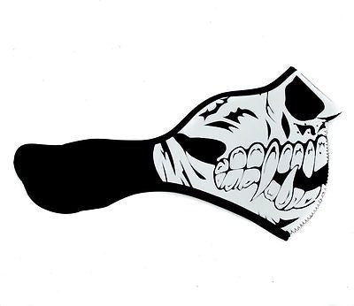 Vampire Death Skeleton Half Mask Perferct For Motorcycle,Parties+Halloween-New
