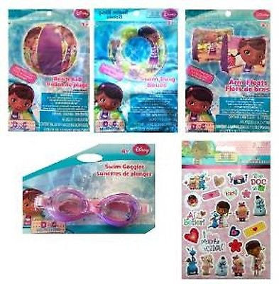 Walt Disney Doc McStuffins and Friends 20" Beach Bal,Swim Ring,and Arm Floats