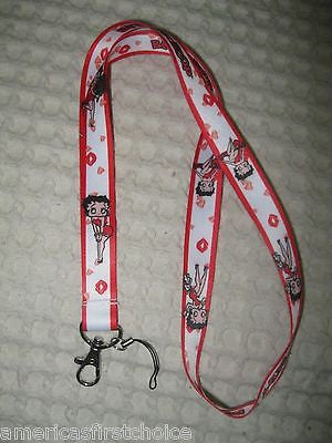 Superman Black with Superman Logo 15" Lanyard/Landyard ID Holder Keychain-New!