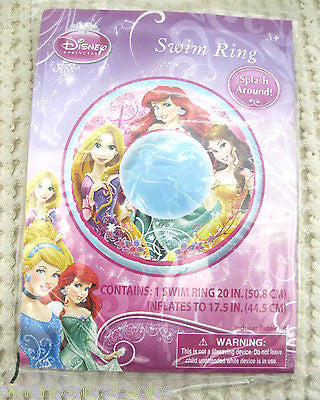 Princess and Friends Beach Ball,Swim Ring,Arm Floats,and Swimming Goggles-New