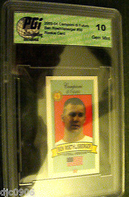Ben Roethlisberger RC 2003-2004 Camponi di Future Rookie Card Graded GEM Mint10