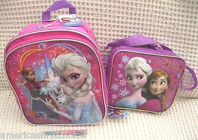 Walt Disney Frozen Anna Elsa Olaf 16" Adjustable Strap Backpack-Brand New w/Tag