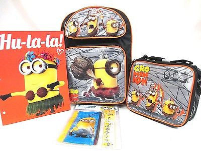 Despicable Me 2 Minions Minion Oops Minions at Work Backpack&Match Lunch Box-New