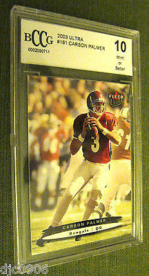 Carson Palmer RC 2003 Fleer Ultra Rookie GEM MINT BECKETT BCCG 10-CINCINNATI QB