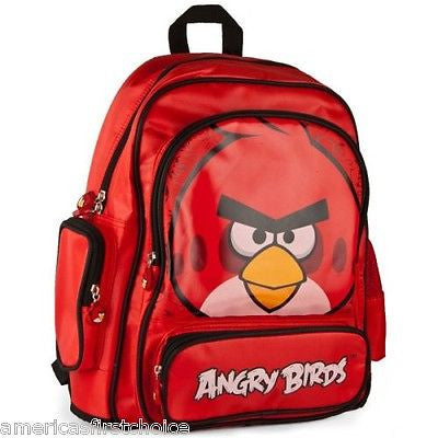 Angry Birds Space Blue School 16" Backpack Back Pack! Angry Birds Backpack-New