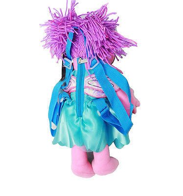 Sesame Street  Abby Cadabby 14 " Plush Backpack Tote- NEW with Tags!