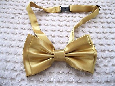 SHINY GOLD ADJUSTABLE TUXEDO BOW TIE-NEW GIFT BOX!SHINY GOLD BOW TIE-BRAND NEW!2