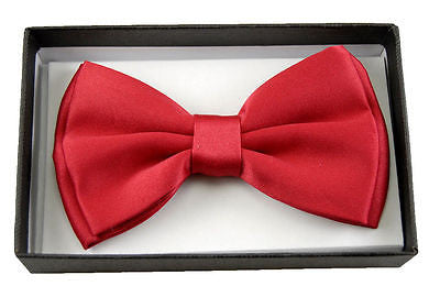 Unisex RED Tuxedo Classic BowTie Neckwear Adjustable Bow Tie-New