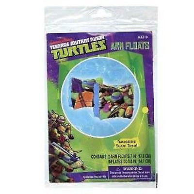 Teenage Mutant Ninja Turtles 7" Inflatable Arm Floats-Brand New in Package!