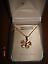 Sterling Silver 14" Necklace with Butterfly Pendant-new