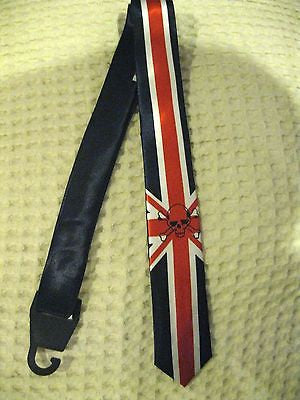 UK/British English England Flag Skulls & Cross Bones Unisex Men's Neck tie-New!