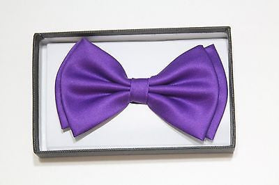 PLUM PURPLE TUXEDO ADJUSTABLE  BOW TIE BOWTIE-NEW IN GIFT BOX!PURPLE BOW TIE