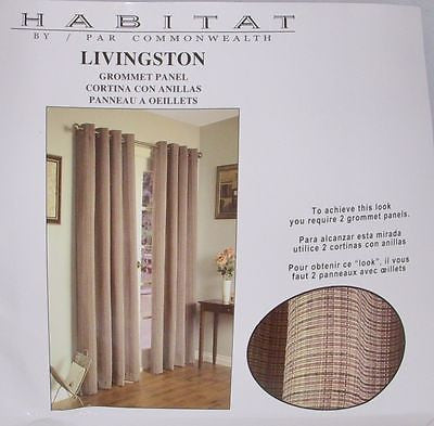 Habitat by Par Commonwealth Livingston Grommet Panels 54" x 84" Model # 10879245