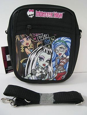 Monster High Ghoulishly Pink Messenger Bag Purse Goth Punk Psychobilly Bag-New!