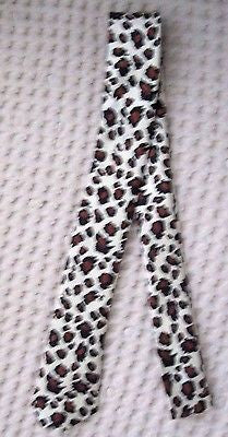 Brown Cheetah Leopard Animal Print Unisex Men's Tie Necktie 57" L x 2" W-New!