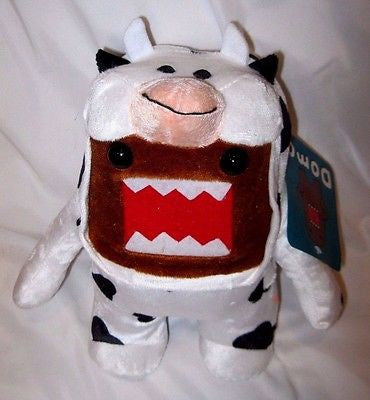 Domo Kun in Cow Costume 10" Plush Stuffed Toy-Domo Kun-Domo Kun Plush-New!