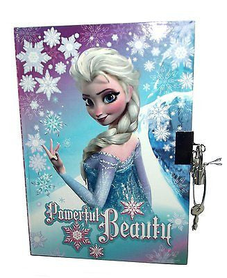 Disney Frozen Powerful Beauty Elsa Diary with Lock by Disney Frozen-Brand New!