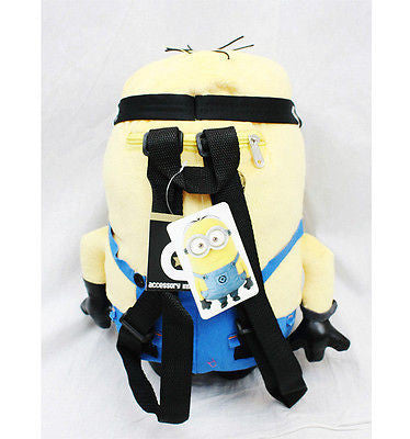 Despicable Me Minions Stuart One Eye 15" Plush Backpack Tote by Universal- NEW