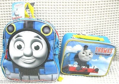 Thomas the Train 12" Backpack by Hit Entertainment + matching lunch box combo