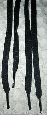 Premium Dark Charcoal Gray Grey Design Rockabilly Punk Shoe laces Shoelaces-New!
