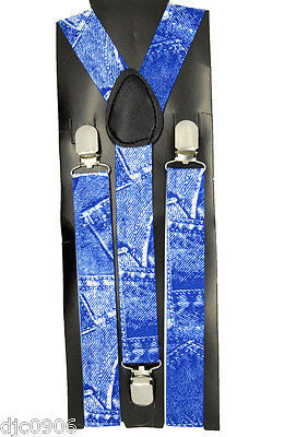 Fleur de lis Design New Orleans Saints Y-Style Back Suspenders-New in Package!
