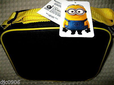 Lot of 3 Despicable Me 2 Minions Jerry Two Eyes Insulated Lunch Boxes Bag