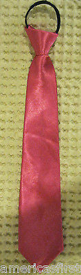 Teens Kids Boys Girls Gold Sequin Adjustable 14" Zipper Up Pre-tied Necktie-New!