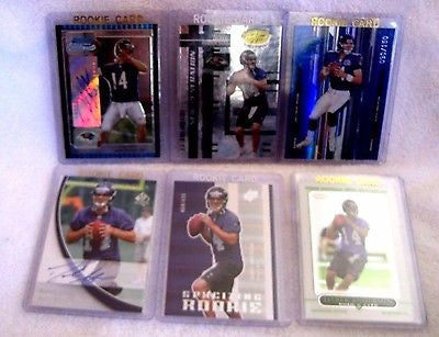 Stefan Lefors RC 2005 UD SPX Jersey Patch + Autograph#/1275-Panthers QB