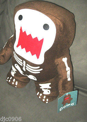 Domo Kun 7" Skeleton Plush Stuffed Toy-Domo Kun Skull Plush-Domo Kun Plush-New!