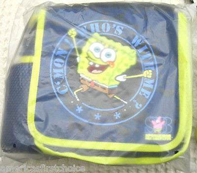 Spongebob Sponge Bob Spongular Insulated Messenger Lunch Bag+Water Bottle-New!