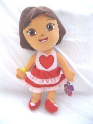 Dora the Explorer 12" Plush Doll Wearing yellow&pink Shirt Soft Stuffed Toy-NEW!